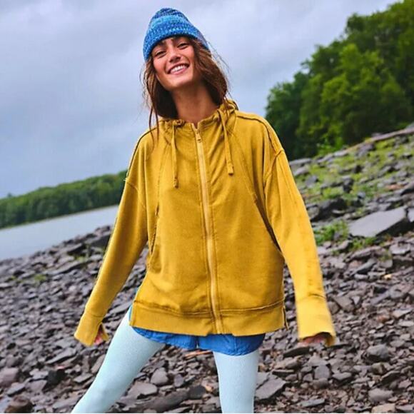Free People Movement Only One Zip Up Hoodie - Picture 1 of 7